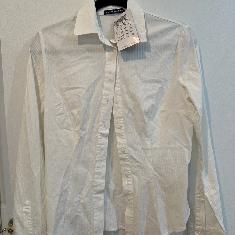 NWT Brandy Melville button up shirt